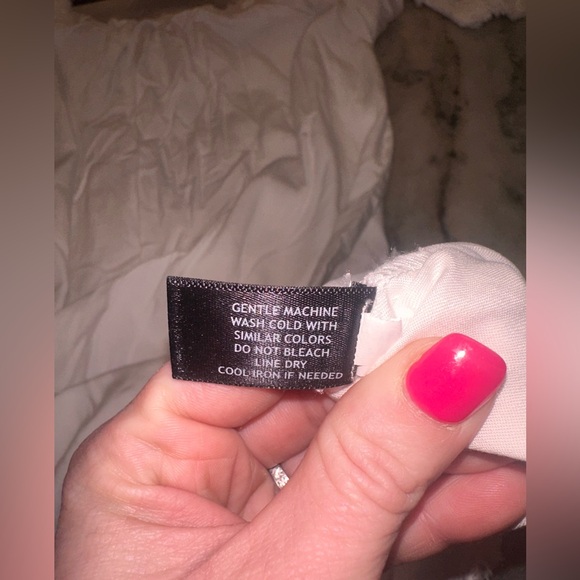 NWT Boston Proper Size‎ XS White Off-Shoulder Dress with Ruffle Sleeves - Picture 14 of 14